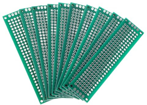 Ciieeo 10piezas PCB De Doble Cara Placas De Circuito Impreso para Soldar Experimentos Electrónicos DIY