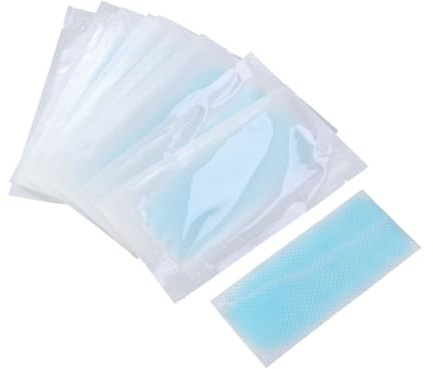 Hoement 10 Pezzi Patch Gel Raffreddante per Fronte e Denti Adesivi Rinfrescanti Portatili Sonnolenza e Affaticamento Rapido per Colpo di Sole