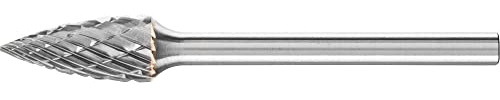 PFERD HM-frässtift, pennbågform SPG, kuggning 3 PLUS, frässtift ø 6 mm, skaftdiameter 3 mm, längd 43 mm, 21222783 – för universella tillämpningar på de viktigaste industriella materialen
