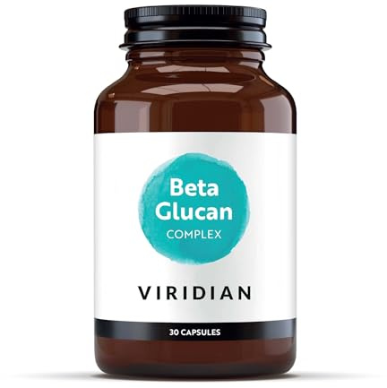 VIRIDIAN BETA GLUCANO 250mg. plus vit – complément alimentaire sous forme de gélules, boîte de 30 gélules, à prendre régulièrement selon la dose conseillée et facilite la prise en charge de votre bien