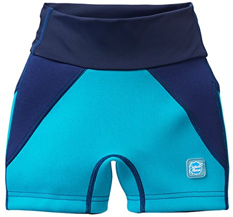 Splash About Le short d’incontinence pour enfants ‘Splash Jammers’, Bleu Marine/Jade, 5-6 ans