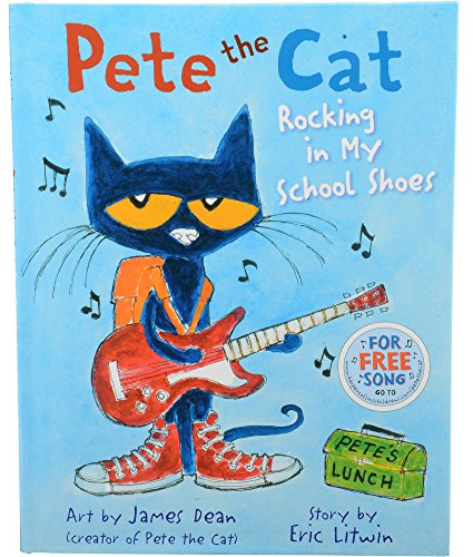 Constructive Playthings HR-241 Pete The CAT Rocking IIN My School Shoes, Grade: Kindergarten to 2, 9.05 Height, .6 Wide, 11.3 Length