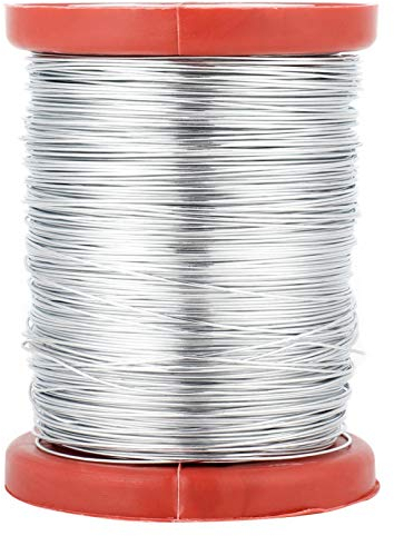 OUKENS 0,5 mm Edelstahldraht, Bienendraht Eisen/Edelstahl Draht für Bienenstockrahmen Imkerei-Werkzeug (Eisendraht)