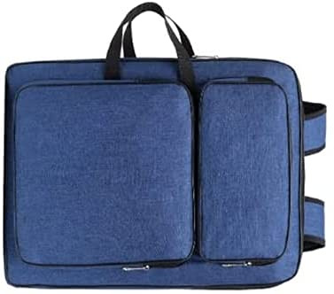 Porte-documents A3 en toile imperméable pour ranger des œuvres d'art - Sac à dos pour artiste - Grand sac