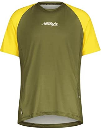Maloja Herren Dentrom Multi T-Shirt, Moss, Mehrfarbig, M