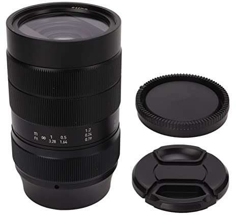 60 Mm F2.8 Makroobjektiv, APS C Manuell Fokus Makroobjektiv 2X Förstoring Aluminiumslegering Kameralins, för E Mount Kameror, för FS7, FS7M2, FS5, FS5M2K, A7, A7II, A7R, A7RII, A7S, A7SII, A7III, A7RI