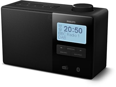 Philips TAR5600 Radio DAB/FM FM con USB e Bluetooth, realizzata in materiale PCR sostenibile