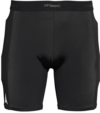 Atomic Live Shield Pantalones Cortos Protectores de esquí con Espuma multidensidad de 3 Capas para una máxima protección, Pantalones Protectores de Malla Transpirable, Pantalones Interiores con