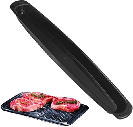 Recogedor De Grasa Para Parrilla - Bandeja Antigoteos Para Aceite | Recogedor De Reemplazo De 37 Cm Para Cocina Exterior Y Barbacoa