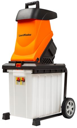 LawnMaster 15 Amp Electric Wood Chipper Shredder with Collection Bin – FD1504