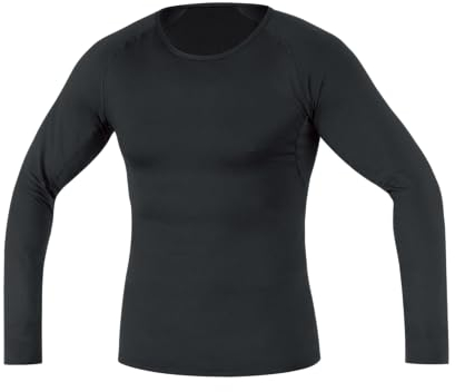 GORE WEAR Herren Base Layer Shirt Langarm, Schwarz, XL EU
