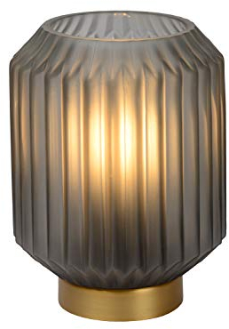 LUCIDE SUENO - Tischlampe - Ø 13 cm - 1xE14 - Grau