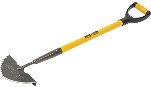 Roughneck ROU68311 Scharfkanteisen für Rasenkanten, 210 x 1000 mm, schwarz-gelb