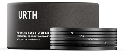 Urth 55mm Magnetisches UV, Polfilter (CPL), ND8, ND1000 Filter Kit (Plus+)