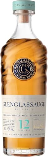 Glenglassaugh 12 Jahre - Premium Single Malt Whisky - Geschenkempfehlung mit Verpackung - harmonisch, fruchtig und frisch - 0.7L / 45% Vol.
