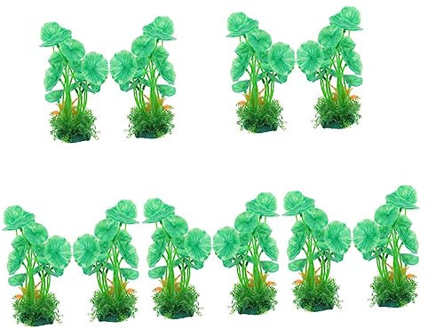 BESPORTBLE 10pcs Realistic Betta Fish Tank Plants Aquarium Decoration Tank Plants Freshwater Aquarium Grass