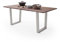 möbelando Baumkantentisch >Calabria< in Akazie walnussfarbig - 180x76,5x90 (BxHxT)