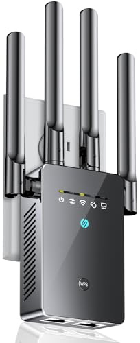 2026 WiFi Extender, WiFi Signal Booster Cover up to 14770 sq.ft for Home, New Gen 6X Faster Internet Extender WiFi Booster w/Ethernet Port, Wireless WiFi Repeater Works with 99% Router, Easy Setup