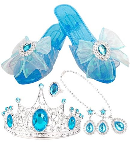 Genérico Zapatos de Disfraz de,con collar, antideslizantes, juguetes de rol,Joyería de Disfraz | para Joyería, Uso Diario, Cumpleaños, Año Nuevo, Acción de