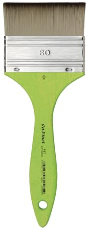 DA VINCI 5073 Series Mottler Brush, 80 mm, Synthetic Fiber, Green, 22 x 8 x 30 cm