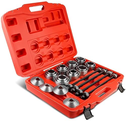 Extracteur Silent Bloc 36Pcs Extracteur De Roulement Outils D'Insertion De Dépose De Roulement Ensemble D'Outils D'Insertion De Retrait De Palier De Coussin