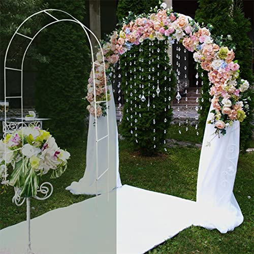Arche de Jardin Arceau à rosiers Mariage rosier Metal Support tuteur métal Colonne de plantes pour Plantes grimpantes,Fleurs,Ballon,Jardin Terrasse,Les Anniversaires et Mariages décoration