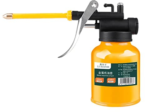 250ml/8oz Öl Kanister Auslauf Daumen Pumpe Werkstatt Öler Öl Kanister