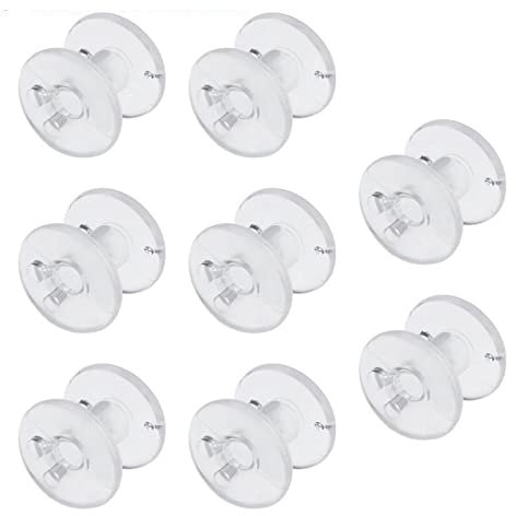 8 Stück Jalousienschnur, Spannschnur, Zugschnur, Sicherheitsseil, Fensterschnur für Fenster, Vorhänge, Rolloschnur, transparentes Sicherheitsseil