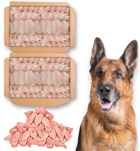 Truepaws Raw Foods High-Protein Raw Dog Food - Frozen Chicken wings - 15kg (3 × 5kg) BARF Diet- Natural & Grain-Free Meal for Dogs - Joint-Supporting Chicken Wings | Supports Dog's Mobility