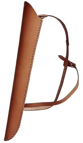 AYWTIUN Carquois pour flèches pour Le tir à l'arc Carquois en Cuir for tir à l'arc, Support de flèche, Accessoires de Sac de carquois pour Flèches et Arcs de Chasse(Brown)