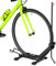 SPORTNOW Soporte para Bicicletas de Suelo Plegable Vertical y Horizontal Altura Ajustable para Ruedas 20-29 Aparca Bicis de Suelo de Acero Portátil para Casa Garaje Taller Negro