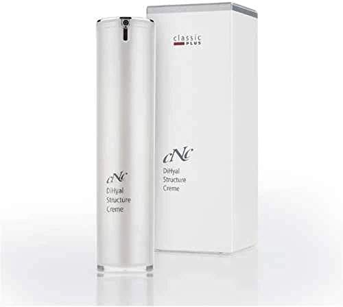 CNC cosmetic - DiHyal Structure CREME- classic PLUS - feuchtigkeitsspendend, stabilisiert Hautbarriere, glättet Haut in 28 Tagen - Hyaluronsäure, Shea Butter, Vitamin A, C, E 50 ml