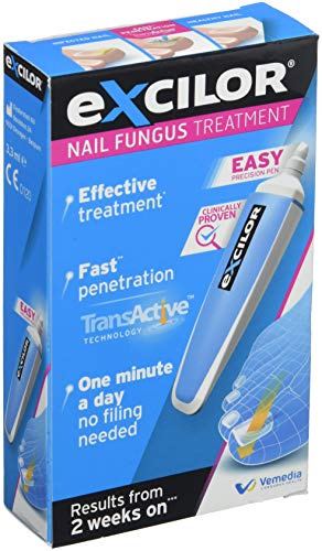 Excilor Nail Fungus Treatment Pen 3.3ml, Anti-Fungal Nail Treatment & Repair for Fingernails and Toenails, Restores Beautiful & Healthy Nails