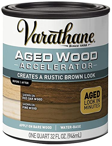 Varathane 331305 Aged Wood Accelerator, Quart, Brown