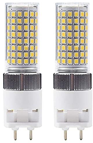 G12 Metal Halide Bulbs 16W G12 Base LED Corn Light Bulb 100-277V Bi-Pin Corn Bulb Metal Halide Lamp,Warm White 3000K 2400 Lumen, for Street, Warehouse, Garage Lighting,2 Pack