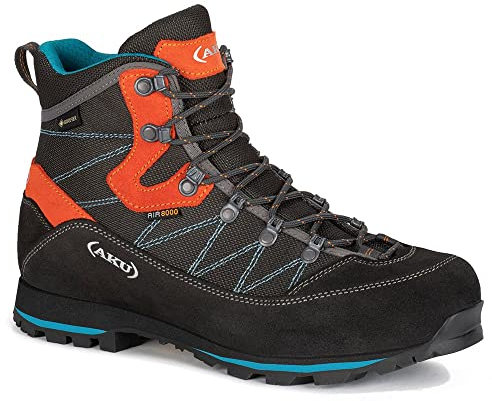 AKU M Trekker Lite Iii GTX Grau - Gore-Tex Leichter wasserdichter Herren Gore-Tex Wanderstiefel, Größe EU 43 - Farbe