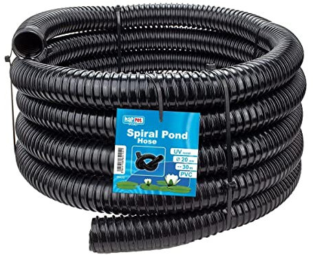 Black Corrugated Flexible Pond Hose Fish Garden Filter Pump Marine Flexi Pipe 20 25 32 38 40 50mm - 1 1.25 1.5 2 (25mm (1), 1 Metre)