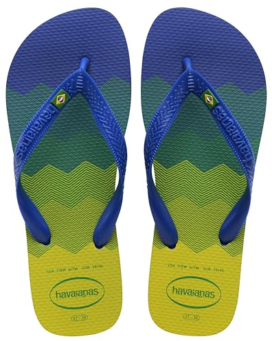 Havaianas Unisex Brasil Fresh, Citrus Yellow Marine, 4.5/5