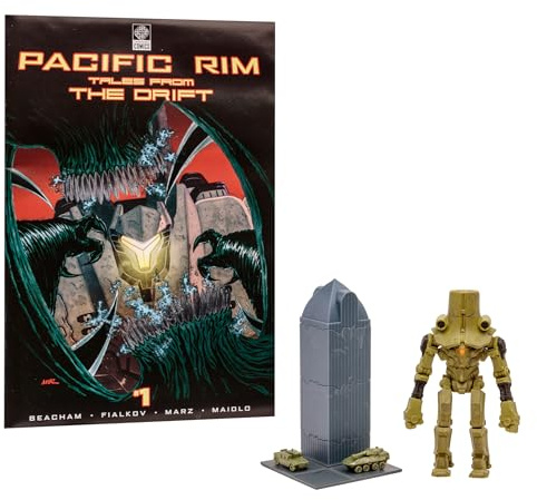McFarlane Toys Pacific Rim Cherno Alpha (Jaeger) 4 Scale Figure Playset with Comic