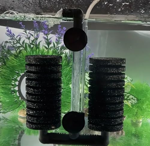 Filtre Éponge Biochimique pour Aquarium – Taille L – Filtration Mécanique et Biologique – Idéal pour Petits Poissons - Filtre exhausteur