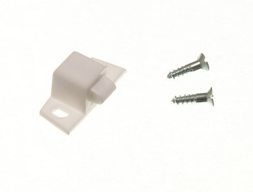 NYLON ROCKER CUPBOARD DOOR CARAVANFATCH med skruvar (paket med 4)