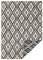 NORTHRUGS In- und Outdoor Teppich Rio 160x230cm - Wendeteppich Wetterfest Modernes Geometrisches Muster für Balkon Terrasse Garten Wintergarten Küche Wohnzimmerteppich Wasserfest in Schwarz Creme