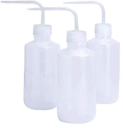 Supvox Spritzflasche Kunststoff Quetschflaschen Waschflasche Tattoo Tinte Flasche 250ml 3 Stück