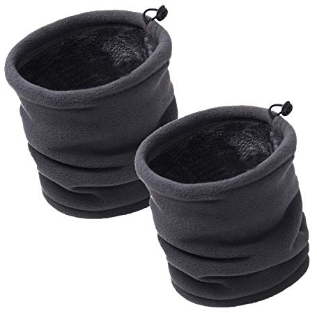 JOGVELO Bufanda de Invierno para Niños, Calentador de Cuello Grueso Suave para Niños Niñas, Gris*2