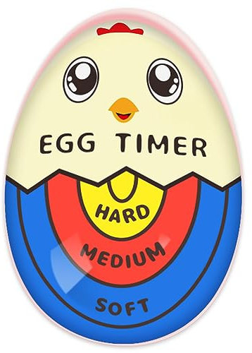 Lasubst Egg Timer for Boiling Eggs that Changes Color When Done, Tricolor