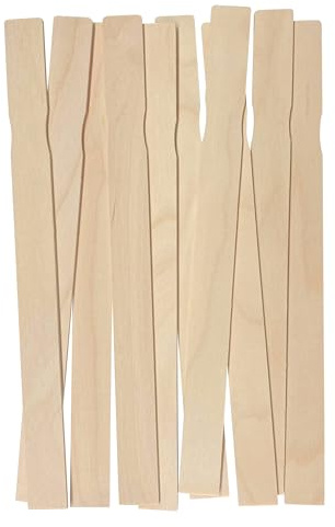 30 cm färgomrörningspinnar, 10-pack omrörningspinnar, färgblandningspinnar, trädgård och biblioteksmarkörer, träpinnar för hantverk