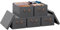 WOLTU Aufbewahrungsbox mit Deckel 5 Stück, aus Polyesterstoff, für Schlafzimmer, Arbeitszimmer, Wohnzimmer, Organizer Box groß mit Griffen, faltbar, Grau, 48x20x29 cm