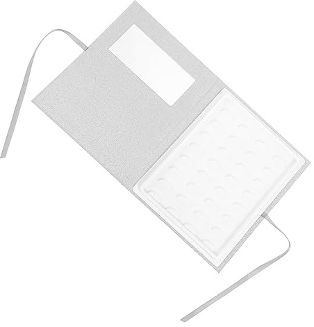 PLAFOPE Förvaringsfodral För Lösögonfransar Robust Franshållare Med Silvermaterial För Användning