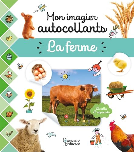 Mon imagier autocollants - La ferme