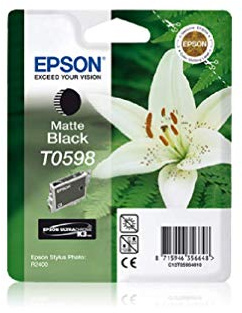 Epson T0598 bläckpatron lilja, enkel förpackning, matt svart